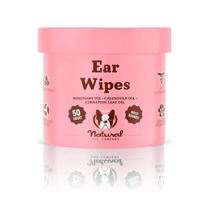 Natural Dog Company Ear Wipes 50