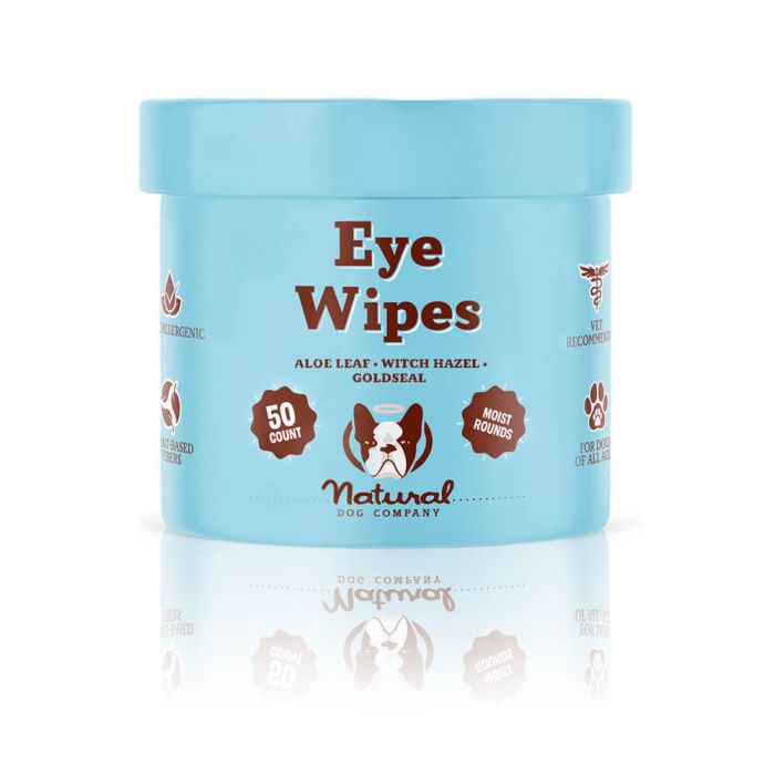 Natural Dog Company Eye Wipes for Dogs 50 wipes