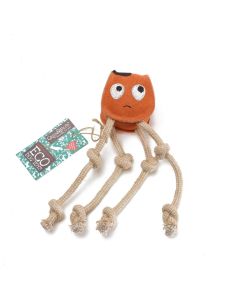 Green & Wilds Sid the Squid Eco Dog Toy 