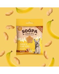 Soopa Healthy Bites - Banana & Peanut Butter for dogs 50g