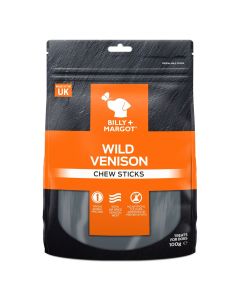 Billy and Margot venison chew sticks