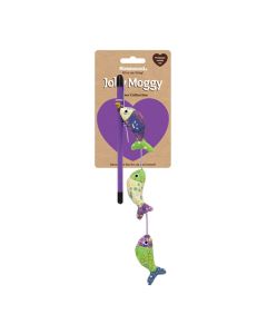 Jolly Moggy Patchwork Fish Teaser Cat Toy