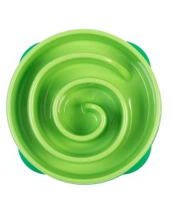 Outward Hound – Fun Feeder Slow-Feeding Dog Bowl Green