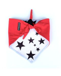 Dogsnug Bandana Red stars main