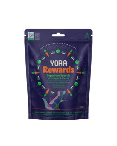 YORA Rewards Nutritious Treats with Insect, Carrot & Apple 100g