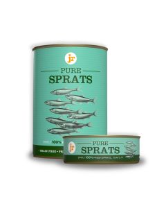 JR Pets Pure Sprats Topper 80g and 400g