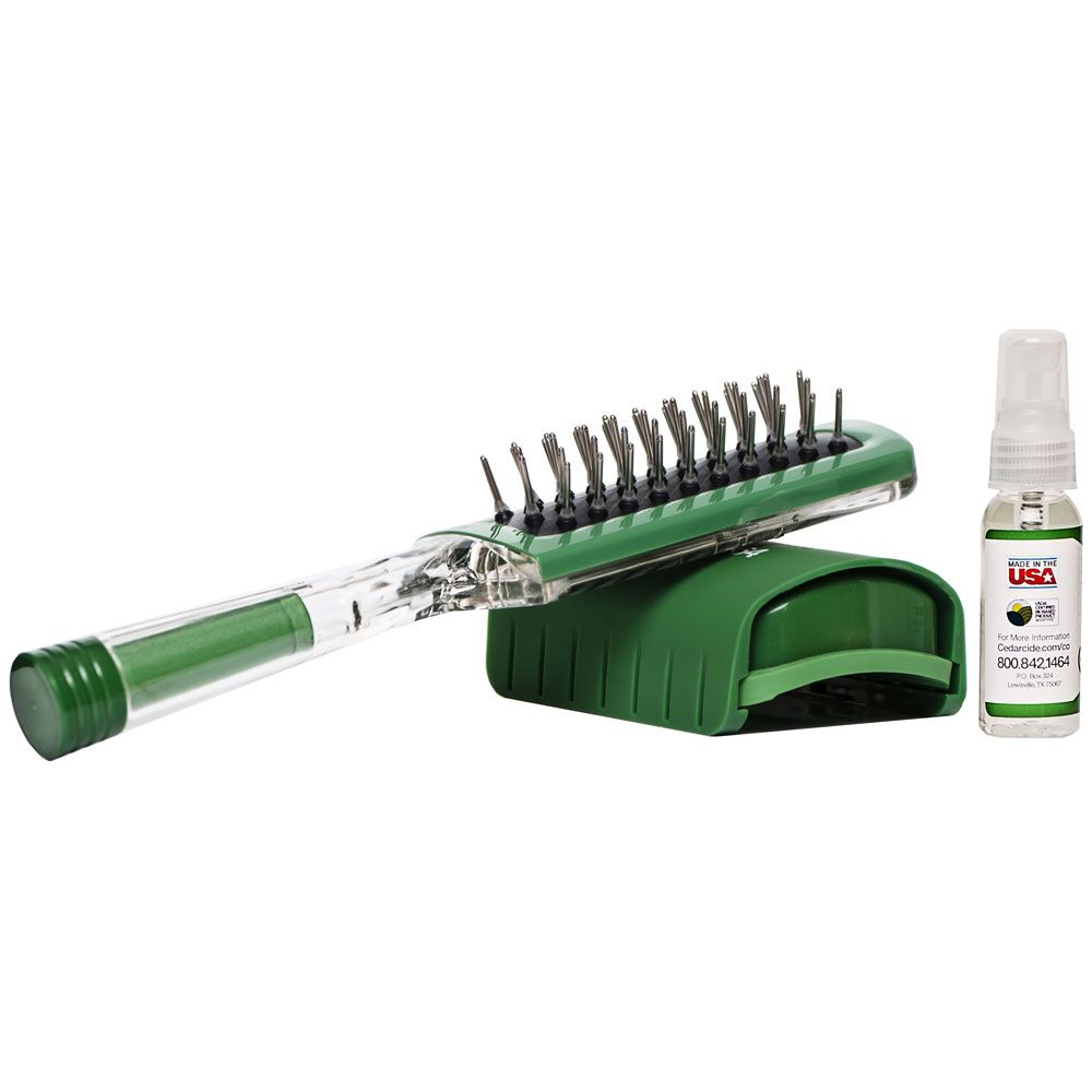 Cedarcide flea shop and tick brush