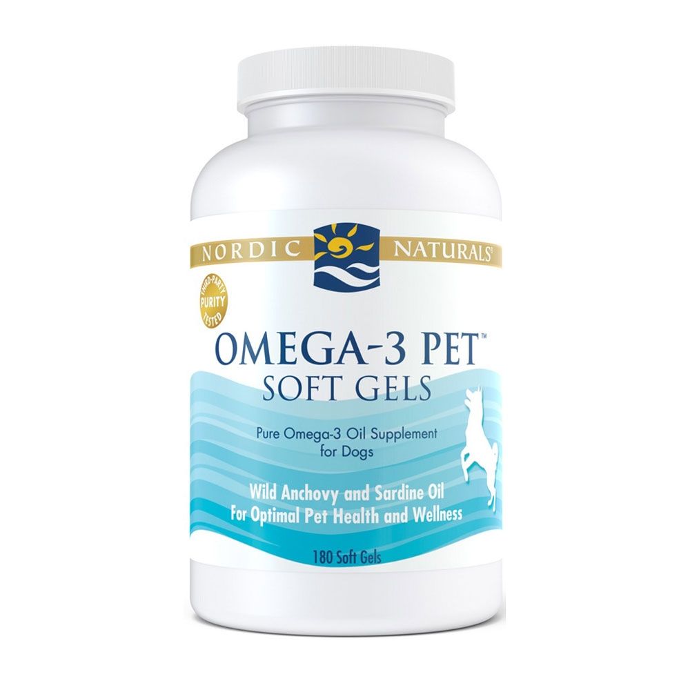 Nordic Naturals Omega 3 Pet soft gels for Dogs 180 capsules