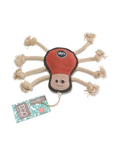 Green & Wilds Spike the Spider Eco Dog Toy