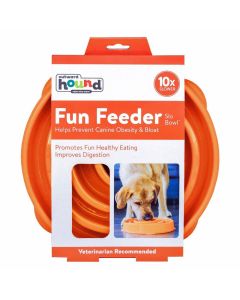 Outward Hound Fun Feeder Orange