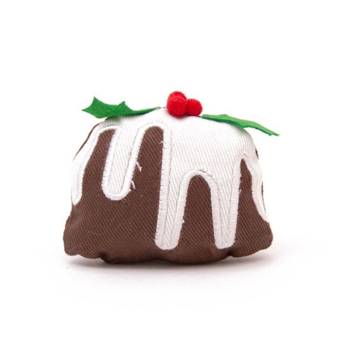 christmas pudding cat toy