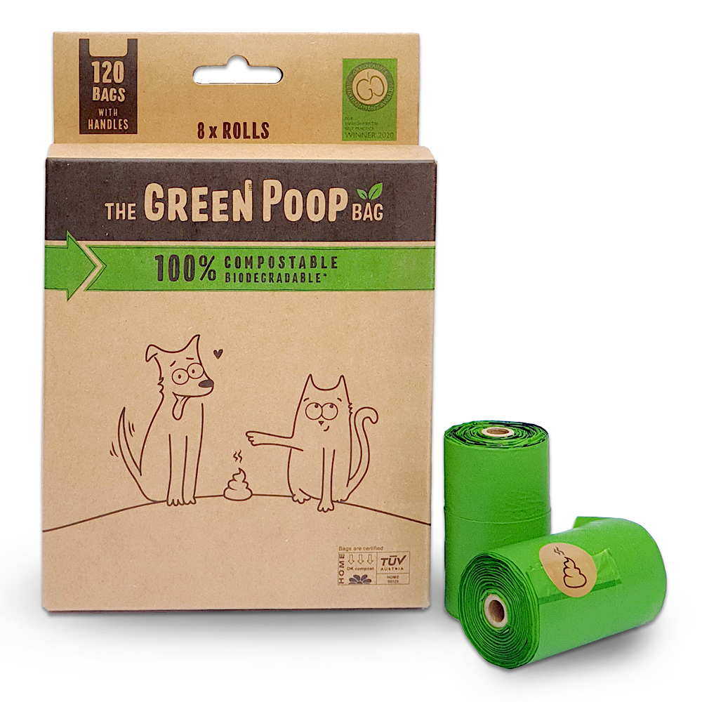 The Green Poop Bag dog waste bags