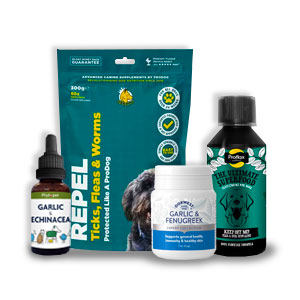 pet supplements containing garlic