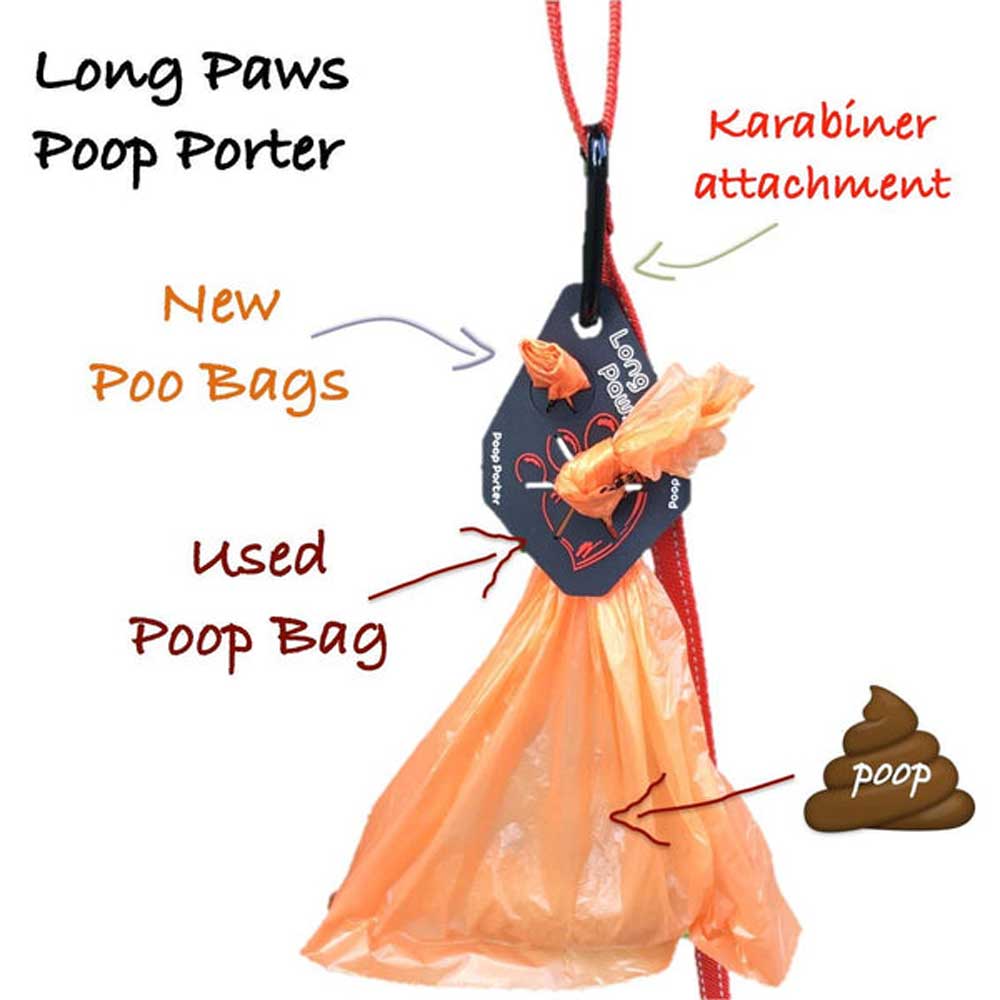 Long Paws Poop Carrier