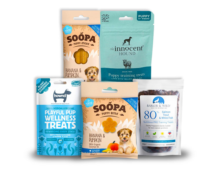 Dog treats suitable for puppies