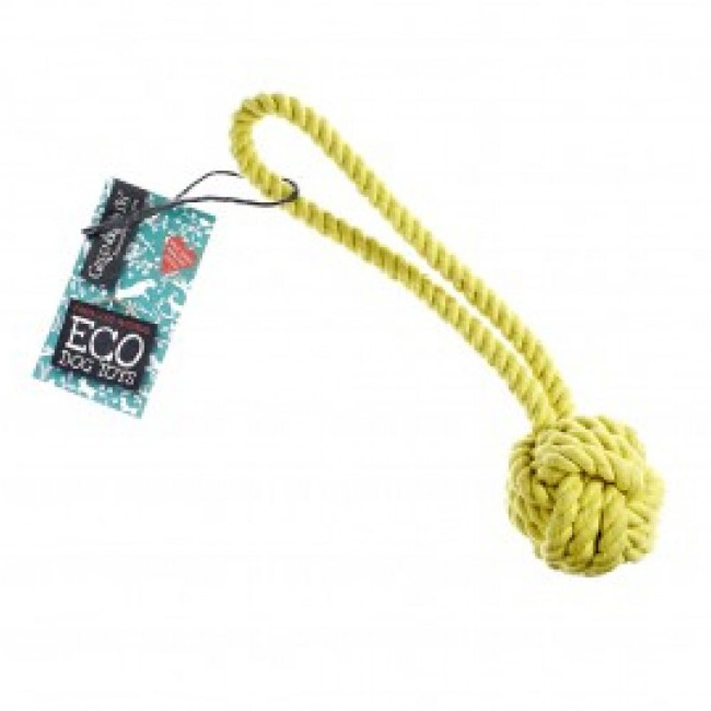 Green & Wild's Rope Ball Eco Dog Toy